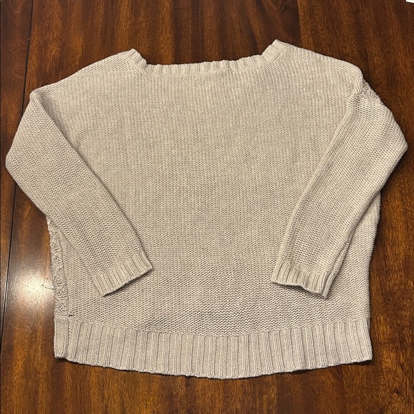 American Eagle Outfitters Taupe Knit Sweater - Size S - Picture 3 of 11